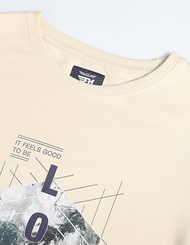 Graphic Print Cotton Sweatshirt