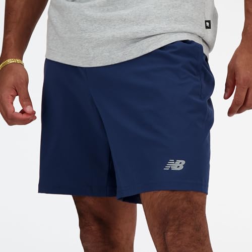 New Balance Men's Sport Essential Short 7",Blue,2XL