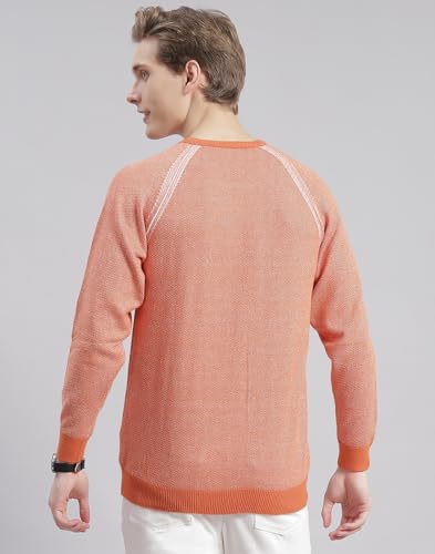 Monte Carlo Yellow Solid Round Neck Sweater