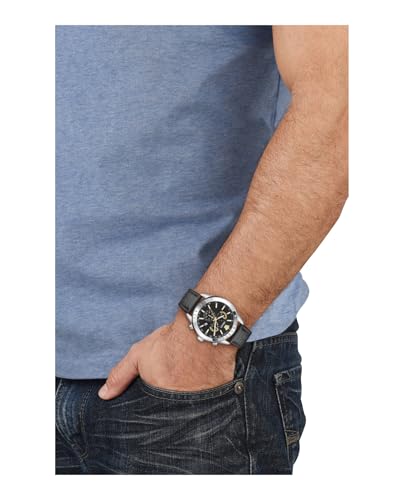 Versace Athletic 44 mm Black Dial Men Chrono Watch- VEKJA0225