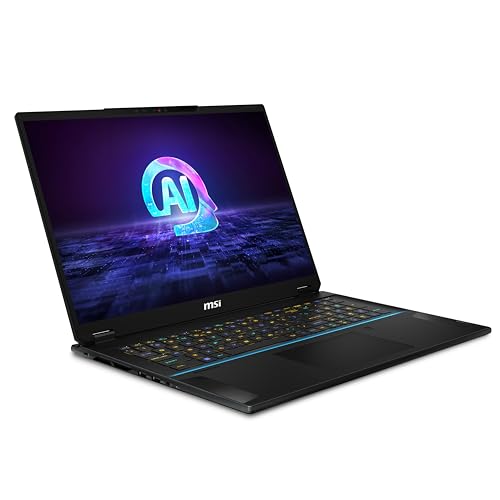 MSI Stealth 18 AI Studio,Intel 1st Gen. Ultra 9 185H,Built-in AI,46CM 16:10 UHD+ MiniLED120Hz Gaming Laptop(32GB/2TB NVMe SSD/Windows 11 Home/NVIDIA GeForce RTX 4080/Midnight Black/2.89Kg),A1VHG-023IN