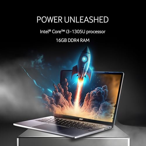 acer TravelLite Business Laptop, 13th Gen, Intel Core i3-1305U Processor (Windows 11 Home/16 GB RAM/512 GB SSD) TL14-52M with 35.5 cm (14") Full HD Display, 1.34 kg