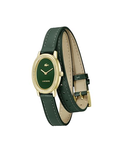 Lacoste Lacoste Parisienne Qtz Basic Green Color Oval Dial Women's Watch | Green Leather Material | Strap Watch - 2001455