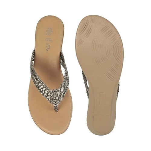 tresmode Soeve Pewter Women's Dress Sandals in Size 4 UK / 37 EU