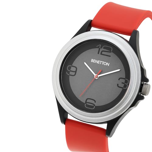 United Colors of Benetton Men Grey Round Resin Dial Analogue Watch- UWUCG0306