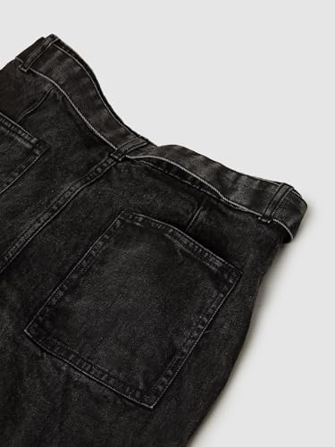 Max Girl's Relaxed Jeans (W24EFD02B_Black