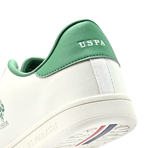 U.S. POLO ASSN. Tobias WHT Men Off White Sneaker -(UK7)(US8)(2FD24335A01)