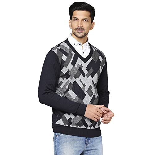 Raymond Dark Blue Sweater (Size: 40)-RMWX01115-B8