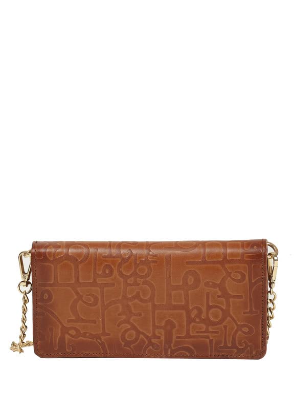 Satya Paul Brown Medium Leather Women Wallet for Women