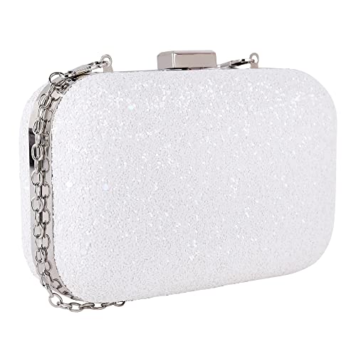 Lino Perros Women's White Clutch