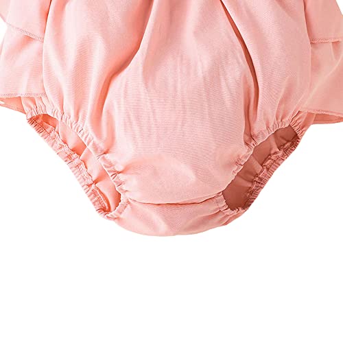 Hopscotch Girls Polyester Sleeveless Floral Print Bodysuit With Headband in Pink Color For Ages (2-3 years)