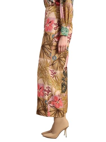 VERO MODA Women's Straight Fit High-Rise Multicolor Pants