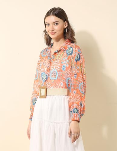 U.S. POLO ASSN. Women's Relaxed Fit Shirt (UWSS25SHT216