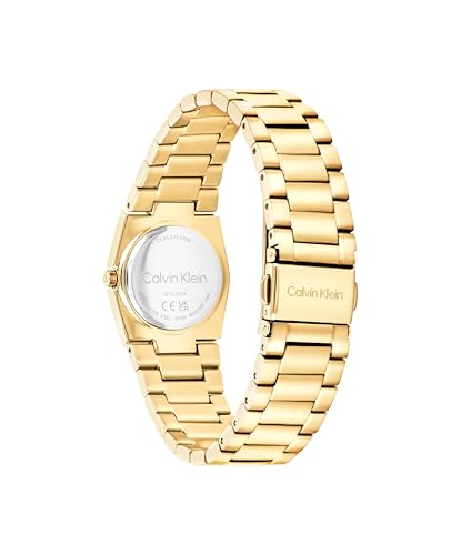 Calvin Klein Ck Unite Qtz Basic Slim White Tonneau Dial Women's Watch- 25100122