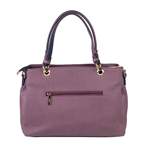 Metro Women Purple Satchel Bags (66-7852)