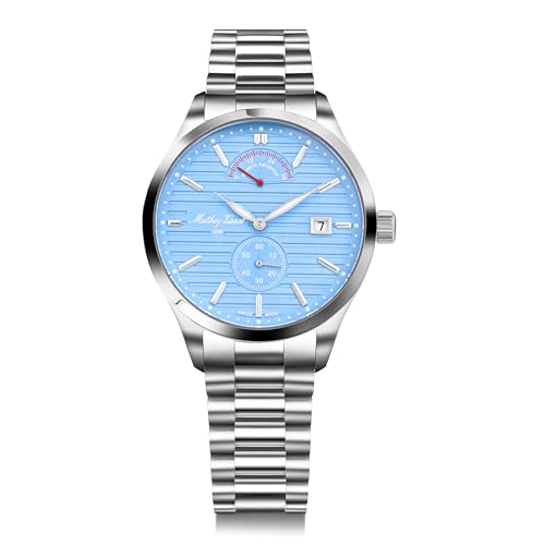 Mathey-Tissot Swiss Made Urban Power Reserve Quartz Blue Dial Analog Watch for Men - H411ATPRSK