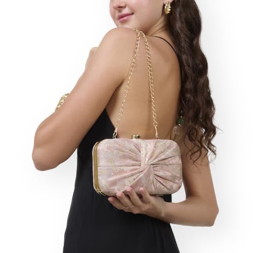 Lavie Women's Bloom Oval Frame Clutch | Ladies Purse | Gift For Women