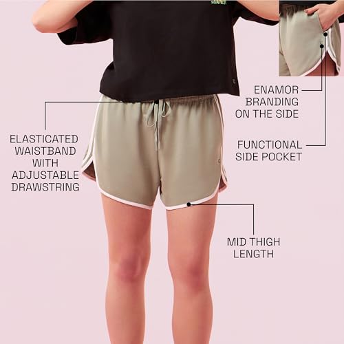 Enamor Women's Boxer Shorts (E702_Jade