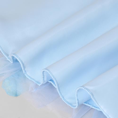 Hopscotch Girls Blue Sleeveless Butterfly Applique Gown for Age (3-4 Years)