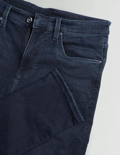 Arrow Newyork Men's Soho Slim Tapered Fit Stone Washed Jeans