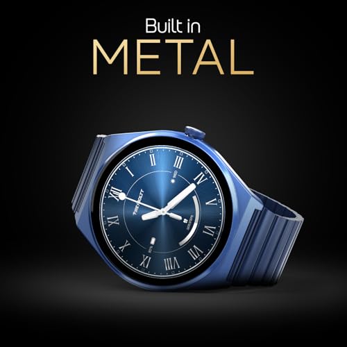 Fire-Boltt Phoenix Nova Smartwatch 1.43” Slim Super AMOLED Display 466x466 Pixel Always-On Display Bluetooth Calling, Health Tracker for Men & Women Midnight Sapphire