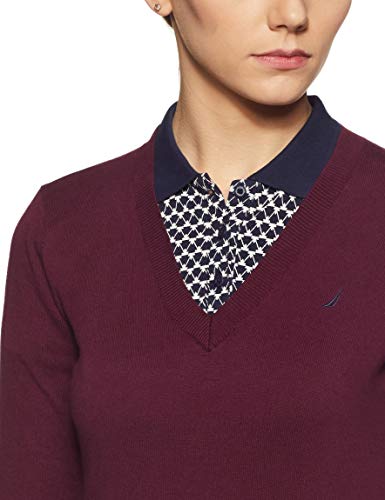 Nautica Women's Cotton Pullover (NT539SV0175PA_Aurora Purple_XS)