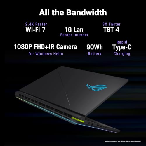 ASUS ROG Strix G16 (2026),Intel Core Ultra 7 255HX (Series 2),RTX 5060-8GB,16GB RAM (Upgradeable),1TB SSD,FHD+,16"(40 cm),300Hz,Win 11,M365 Basic(1Y),Office 24,Gray,2.6 Kg,G615LM-TS268WS,Gaming Laptop