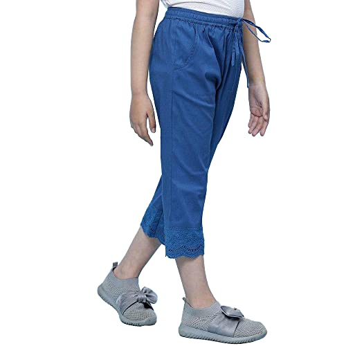 BIBA Girl Solid Fitted Kid(KW4487_Blue_9)