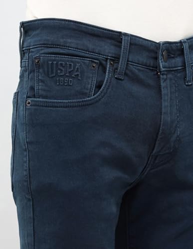 U.S. Polo Assn. Denim Co. Men's Regallo Skinny Fit Blue Jeans (UDJEN1959_Blue_32)