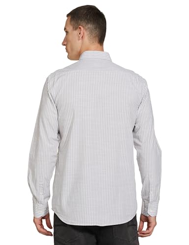 Arrow Sport LT. Grey Casual Shirt (ASAEOSH1450_38)