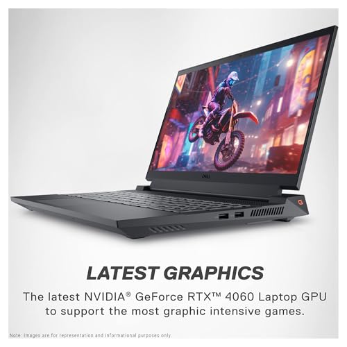 Dell G15 5530 Gaming Laptop, 13th Gen Intel Core i7-13650HX, 64GB DDR5 RAM, 2TB PCIe SSD, 15.6" FullHD Display, RTX 4060, Backlit Keyboard, Windows 11 Home, Dark Shadow Gray - NPO Backpack