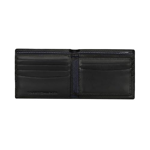 TOMMY HILFIGER Wallet of Men, Black-Regular, Argenta | Wallet for Men Leather Original