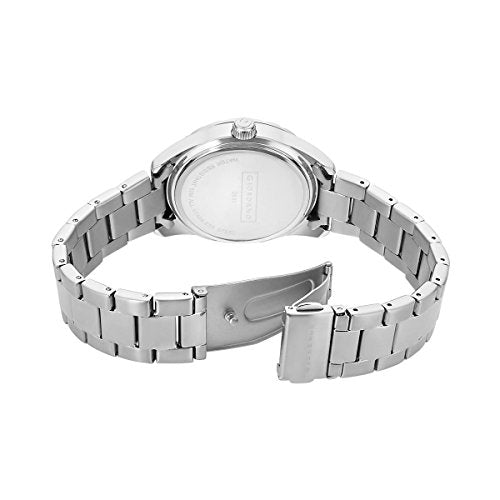Giordano Analog Watch for Women with 3 Hand Mechanism Mesh Metal Strap and Roman Indices