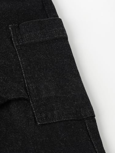 Max Girl's Regular Jeans (P24CFD02B_Black