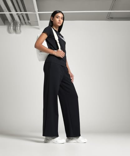 Puma Women's Regular Knitted Pants (687005_Black