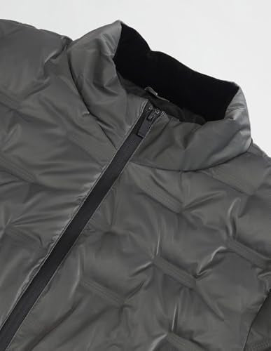 Arrow New York Men's A-Line Coat (ANAIJK4609_Dark Grey