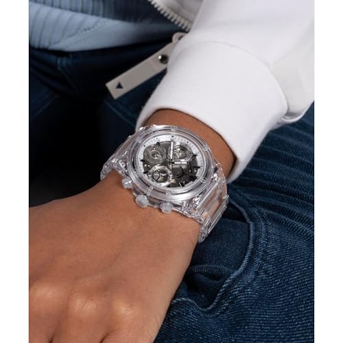 Guess Analogue White Dial Women's Watch-GW0650L1