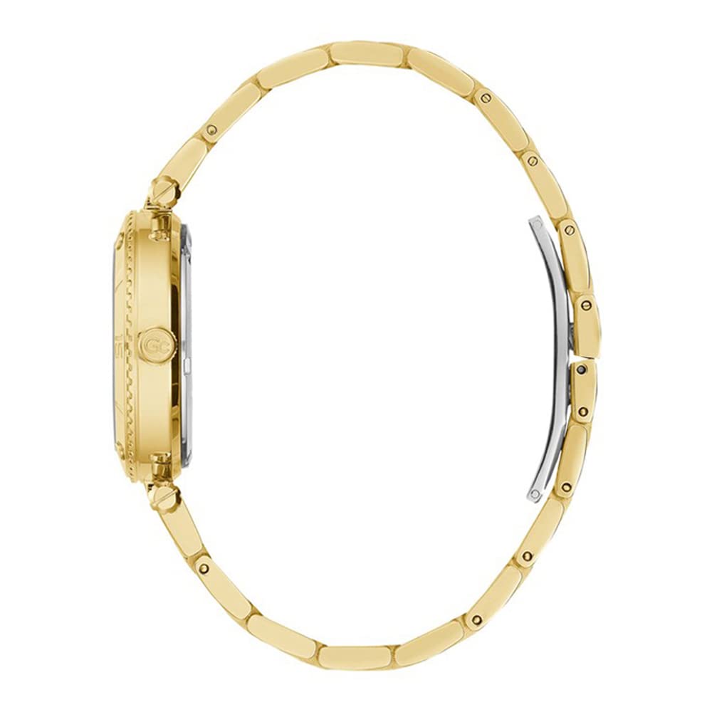 Gc Womens 34 mm Muse White Dial Stainless Steel Analog Watch - Z05003L1MF