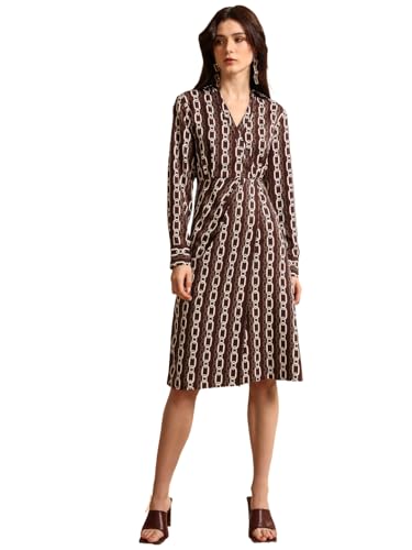 Kazo Jeremy Midi Dress for Women Brown