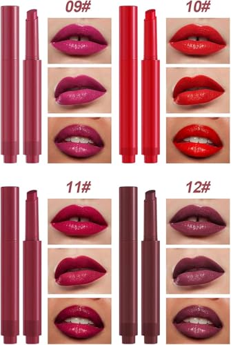 My Colors Matte Lipstick Set - Pack of 12 for Women and Girls, Vivid shades, velvety finish, Lipsticks and long-lasting charm in every swipe. Highly Pigmented Moisturizing Waterproof
