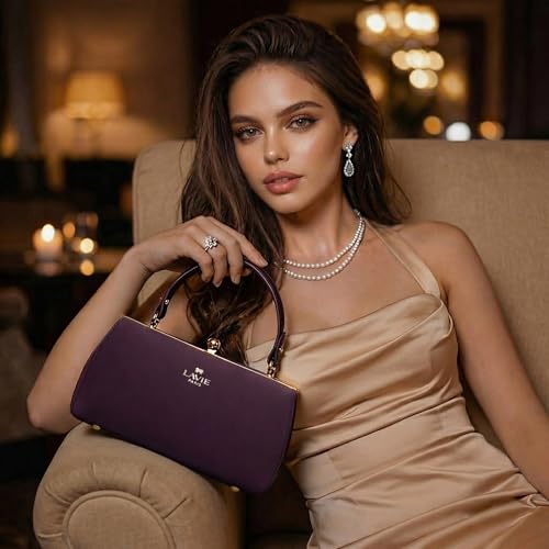 LAVIE PARIS Women's Dorie Frame Satchel Bag | Satchel Handbag for Work | Ladies Purse | Stylish Shoulder Bag | Gift for Women