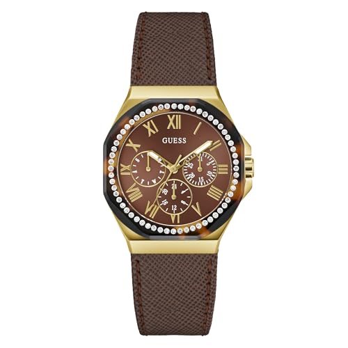 GUESS Analog Brown Dial Women's Watch-GW0753L3