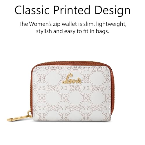 Lavie Women's Monogram Cruz Small Card Zip Around Wallet | Gift for Women