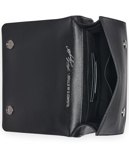 Karl Lagerfeld Paris Simone Crossbody, Black, One Size, Simone Crossbody