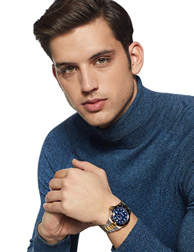 Mathey-Tissot Stainless Steel Swiss Made Automatic Vintage Analog Blue Dial Men's Watch - H901Atbbu