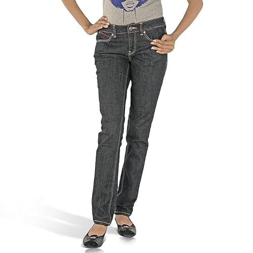 Puma Women's Regular Jeans (56376701_Black, Blue_30/32)