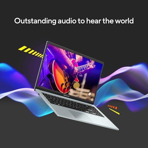 ASUS Vivobook Go 15 (2026), AMD Ryzen 3 7320U, AMD Radeon iGPU,8GB, 512GB, FHD, 15.6", (39.6 cm),Windows 11, M365 Basic(1 Year)* Office 2024, Green Gray, 1.63 Kg, E1504FA-BQ2323WS, Thin & Light Laptop