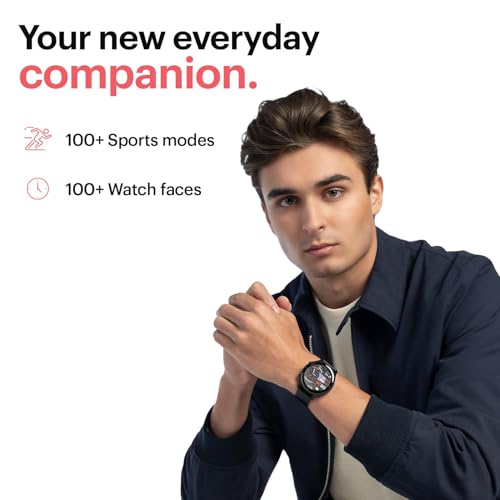 Noise Twist Round dial Smart Watch with Bluetooth Calling, 1.38" TFT Display, up-to 7 Days Battery, 100+ Watch Faces, IP68, Heart Rate Monitor, Sleep Tracking (Blush Beige)