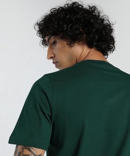 Puma Men's Regular Fit T-Shirt (634158_Dark Myrtle