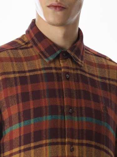 Jack & Jones Men's Regular Fit Red Shirt